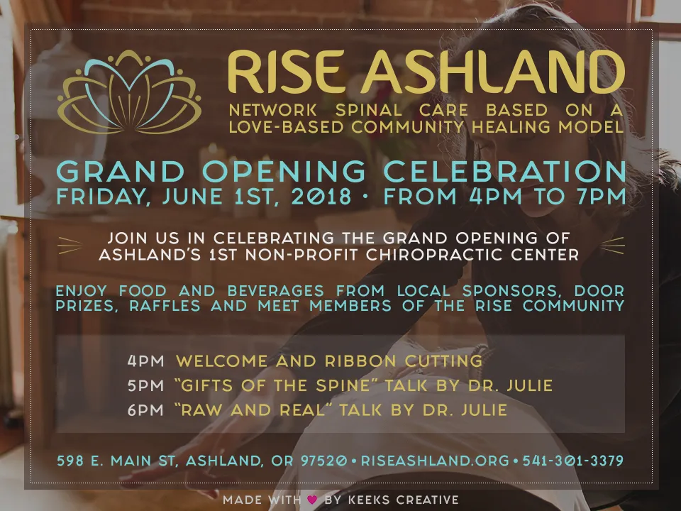 The grand opening flyer, announcing the opening celebration and the day’s programme